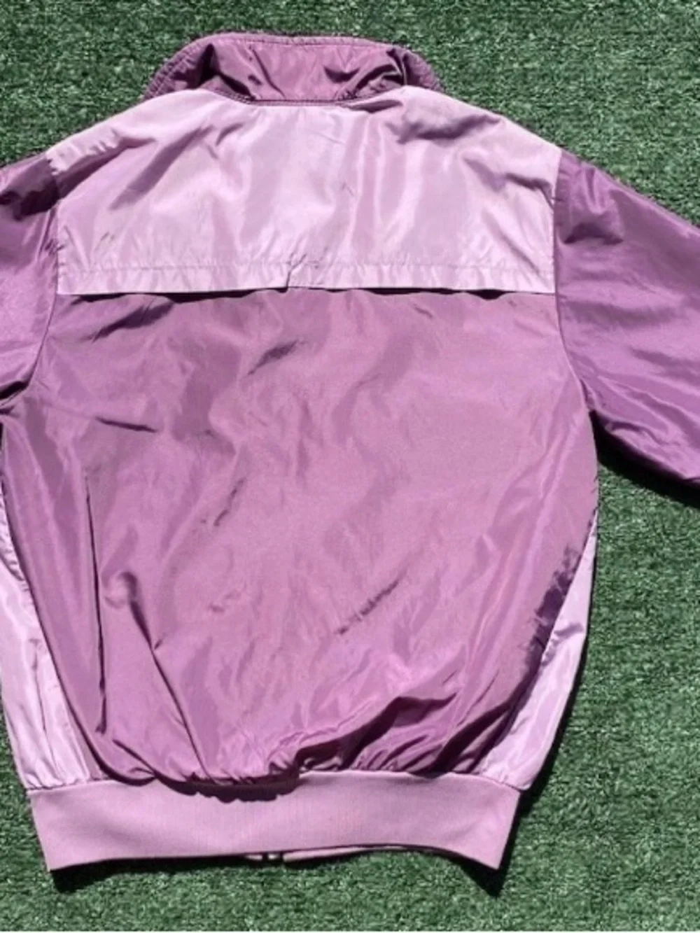 VTG 80’s Nike Spellout Swoosh Colorblock Windbreaker Jacket Womens XXS USA Made